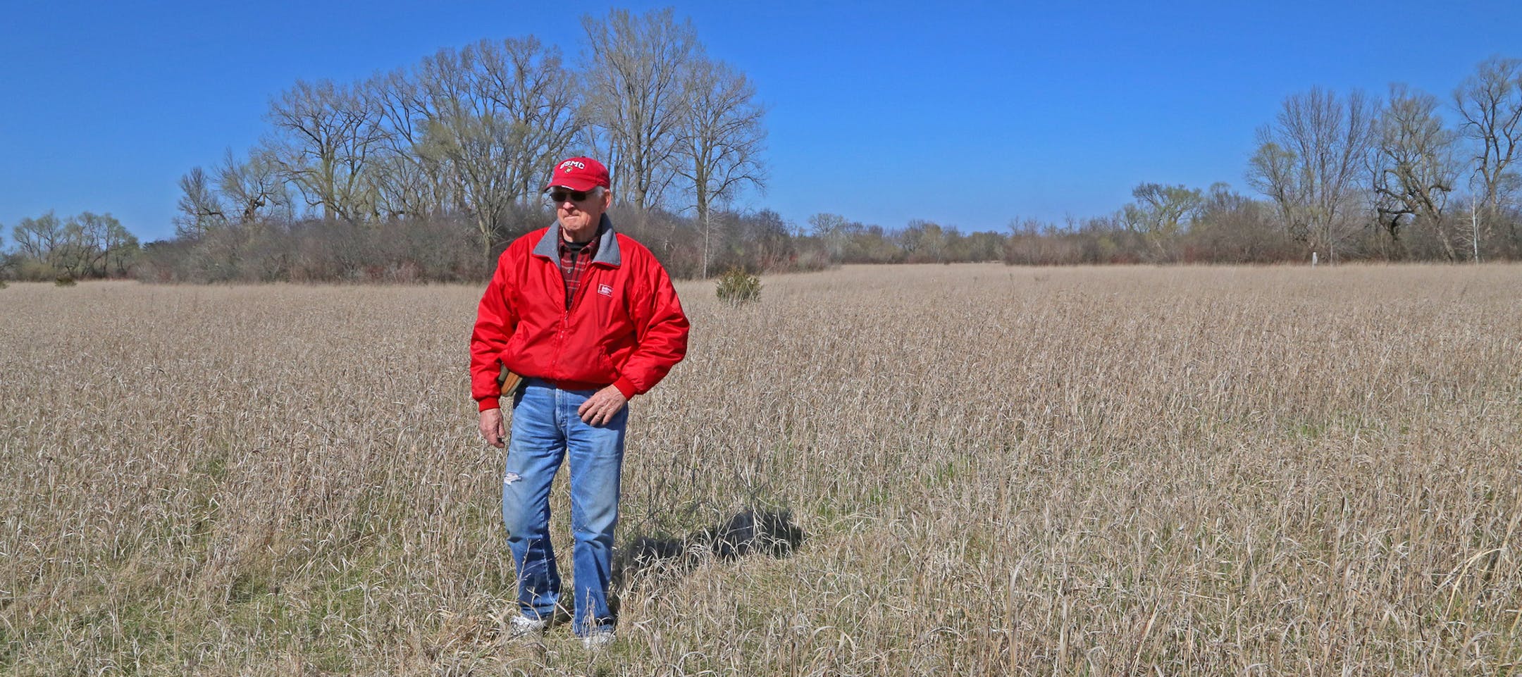 Jerry Wicklund strolled through a field of prairie grasses on his farm near Northfield, Minn. About 75 acres are planted in grass, just one step in making it a veritable paradise for an array of wildlife.