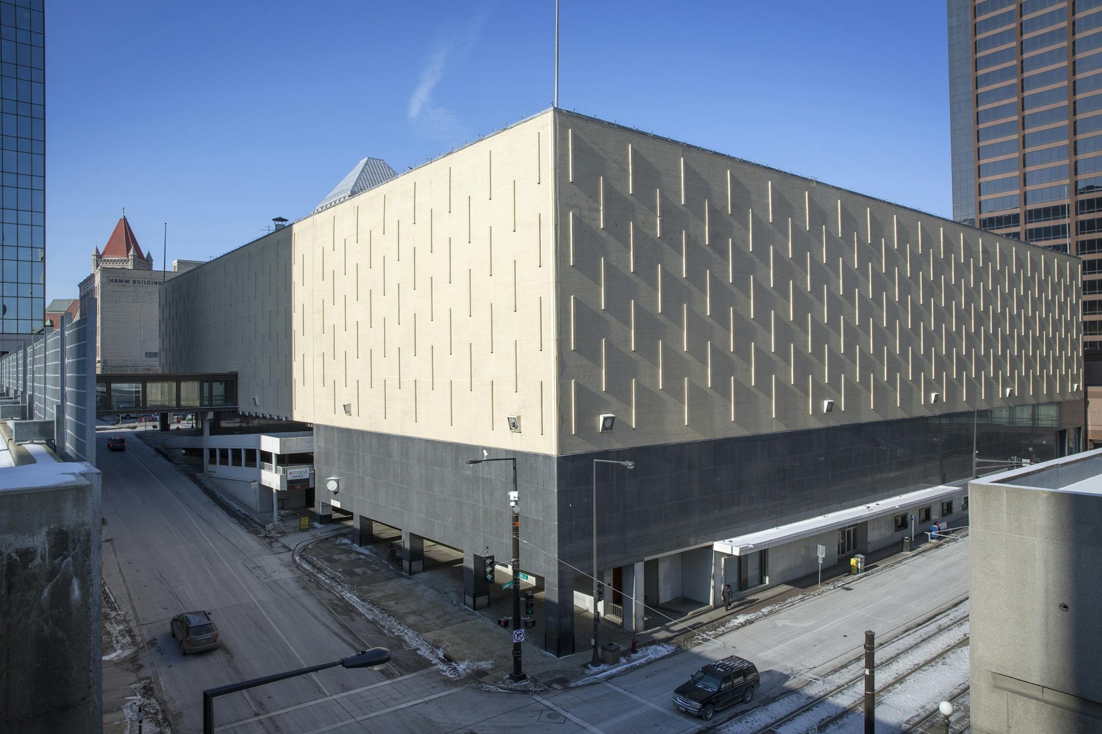 The former Macy's building in downtown St. Paul seen on Wednesday, February 18, 2015.
