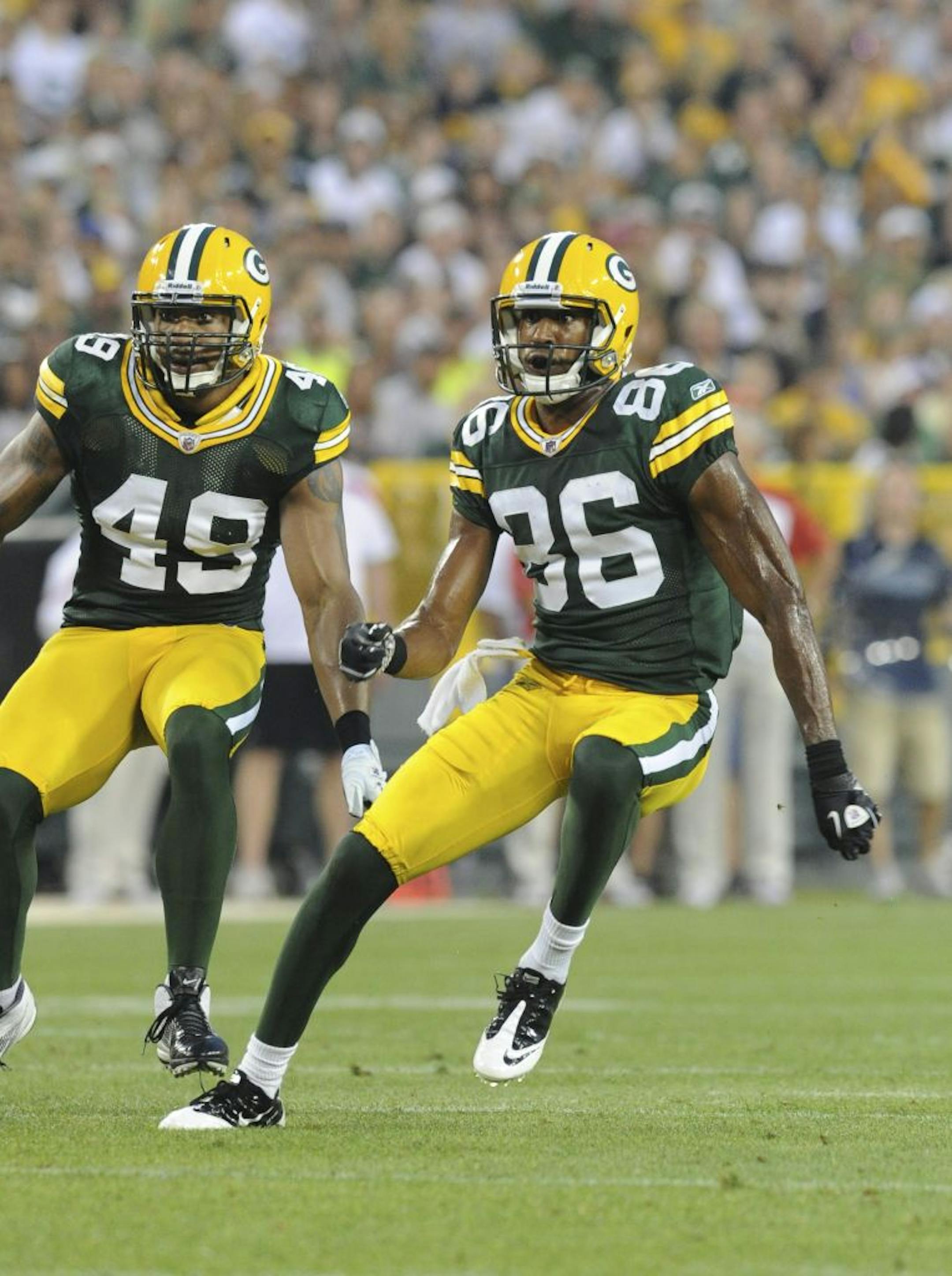 pictures supplied by the Packers on wide receiver Tori Gurley, who Mark Craig is writing about in Sunday�s paper.