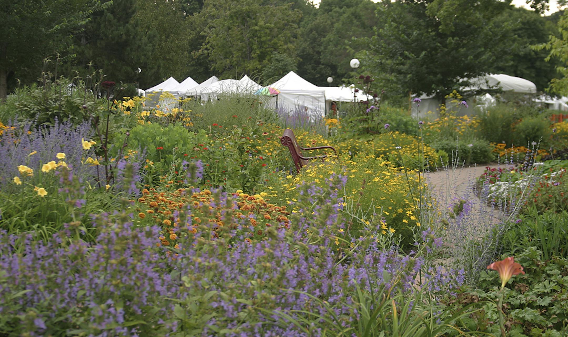 Loring Park art fair garden