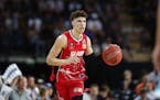 LaMelo Ball of the Illawarra Hawks in action agaisnt the New Zealand Breakers at Spark Arena in Auckland, New Zealand, on November 30, 2019. (Anthony 