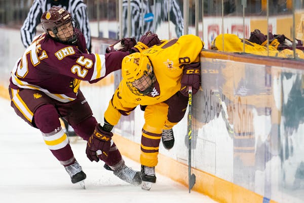 Gophers men's hockey facing adversity, not to mention No. 3 Michigan