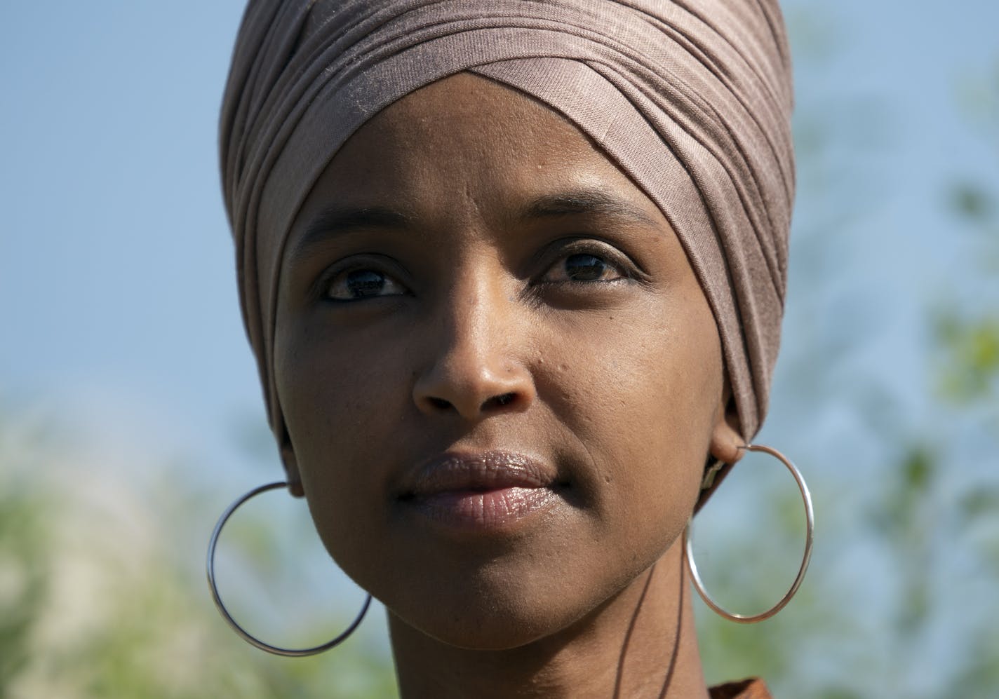 Rep. Ilhan Omar, D-Minn., the first Somali-American elected to Congress who is a frequent target of President Donald Trump, speaks as she introduces the Zero Waste Act that creates a federal grant program to help local governments invest in waste reduction initiatives, at the Capitol in Washington, Thursday, July 25, 2019. (AP Photo/J. Scott Applewhite)