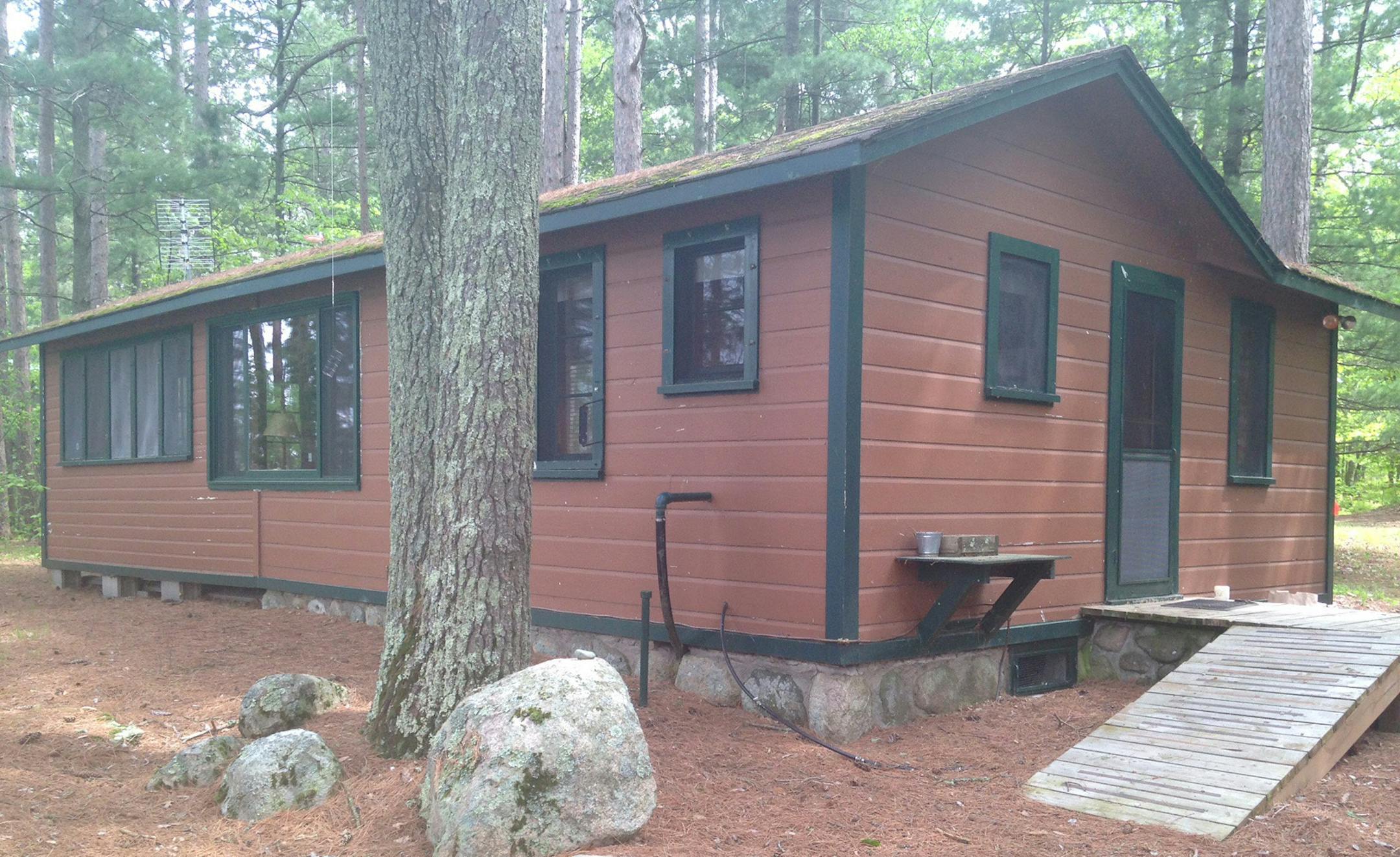 The family place still goes by The Yellow Cabin even though it was painted brown not too long ago.