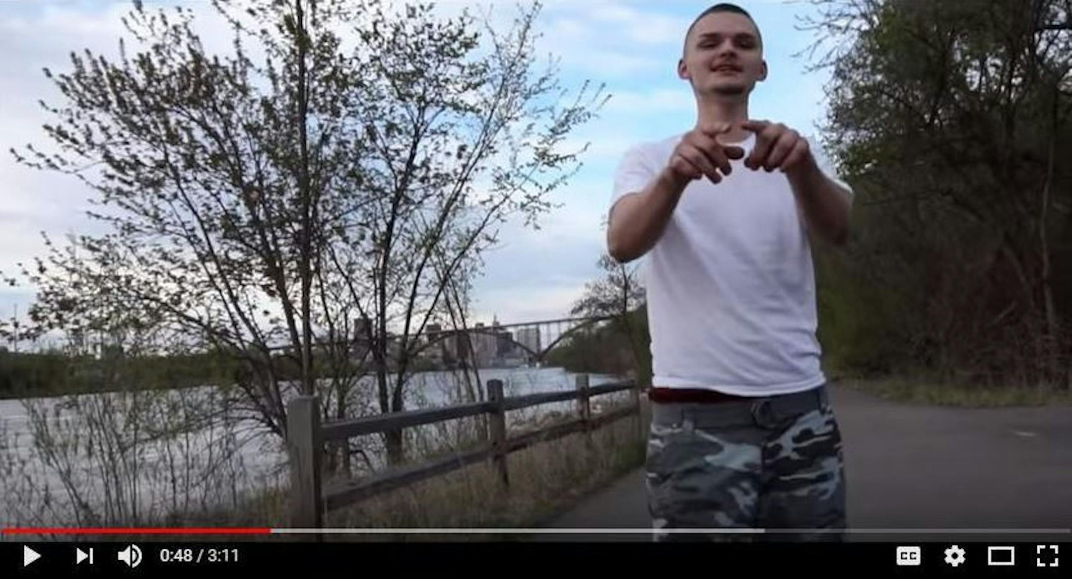 Aspiring 19-year-old rapper Billy Ray Robles, of St. Paul