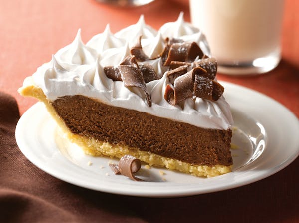 Bakers Square's French silk pie is among the favorite. It's still available — at many Famous Dave's restaurants. Credit: Bakers Square