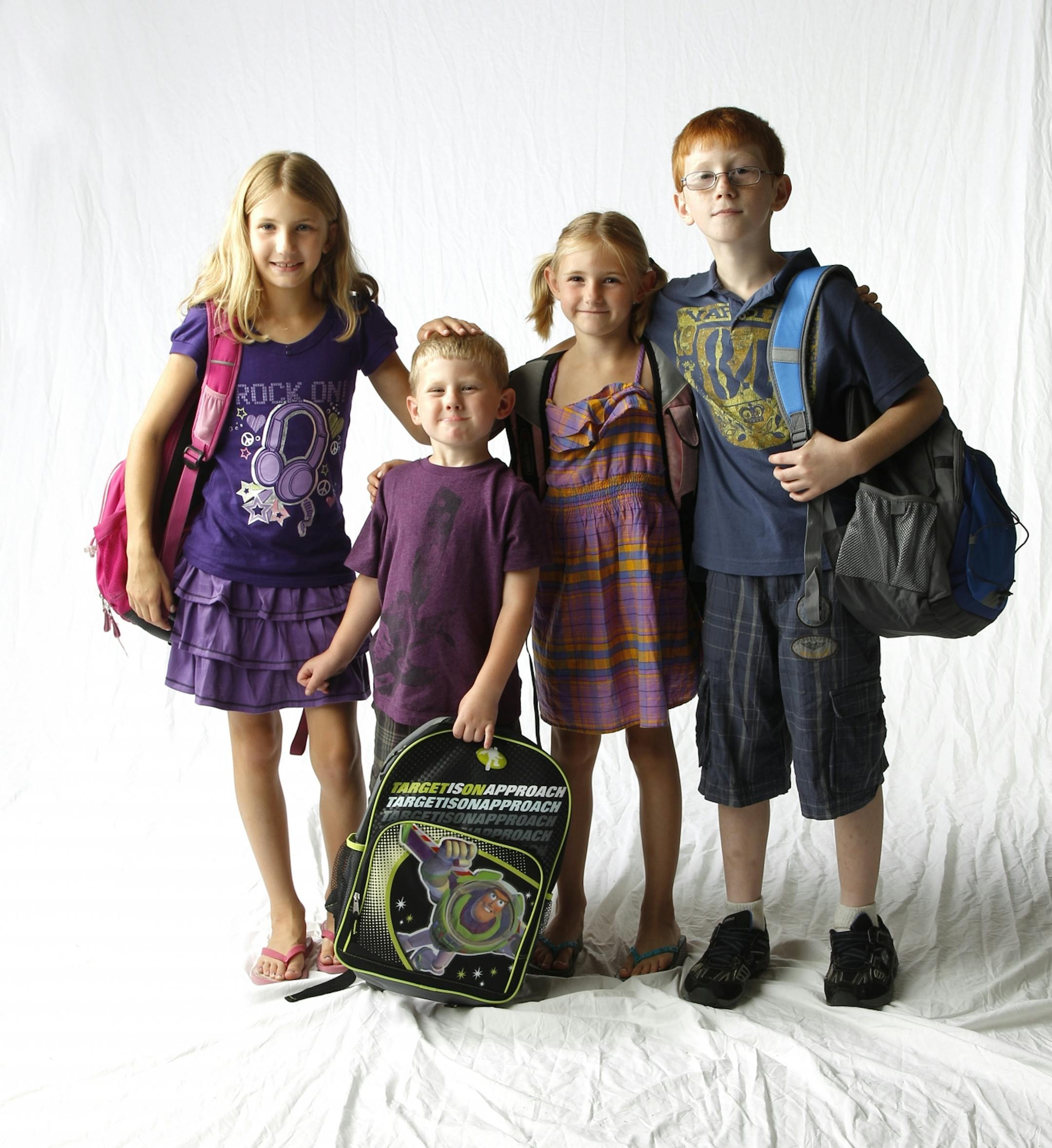 Brittany Benike, Cole Bauer, Gabriella (Ella) Benike, Wes Bauer