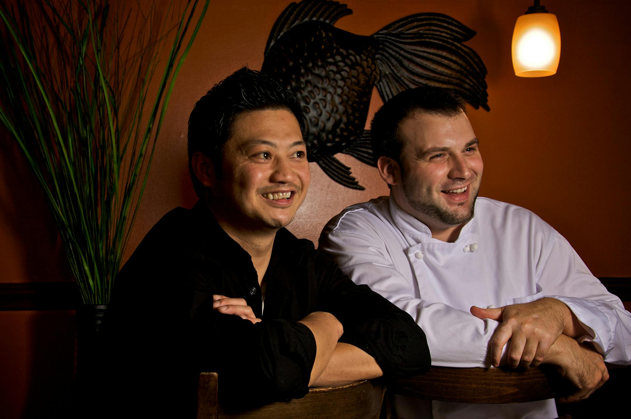 Co-owner Son Truong, left, and chef Cody Monson