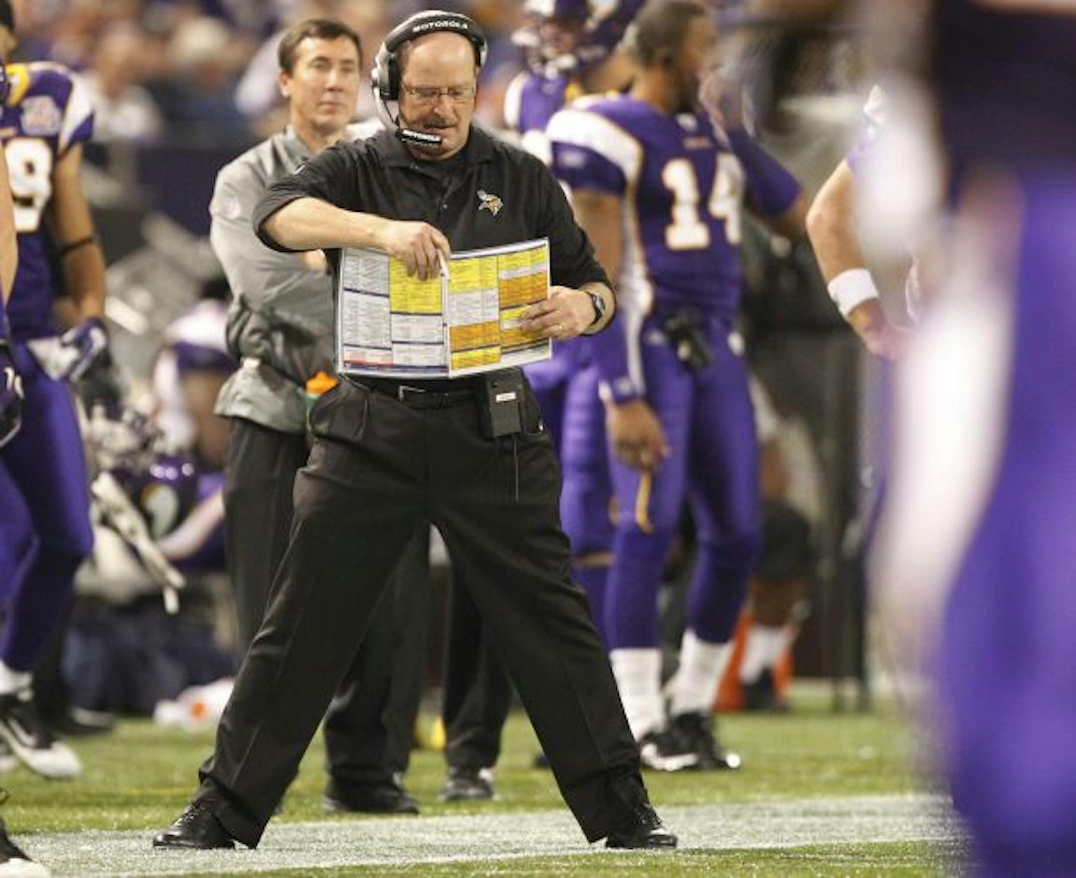 Vikings coach Brad Childress