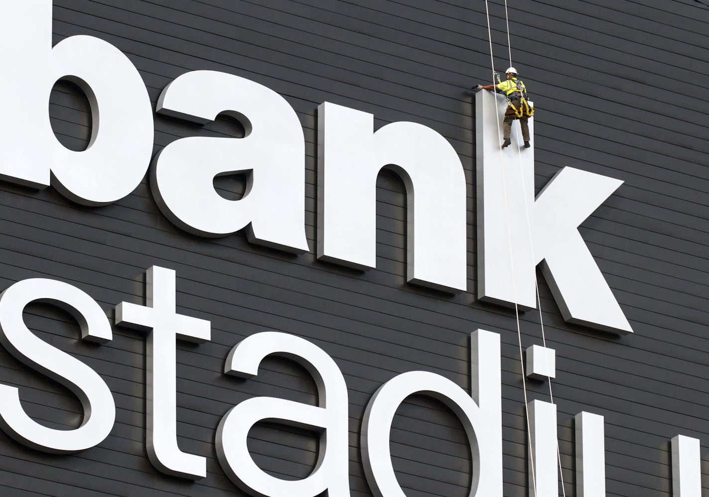 U.S. Bank Stadium - Exterior and construction images. ] US Bank Stadium - Vikings brian.peterson@startribune.com Minneapolis, MN - 06/30/2016