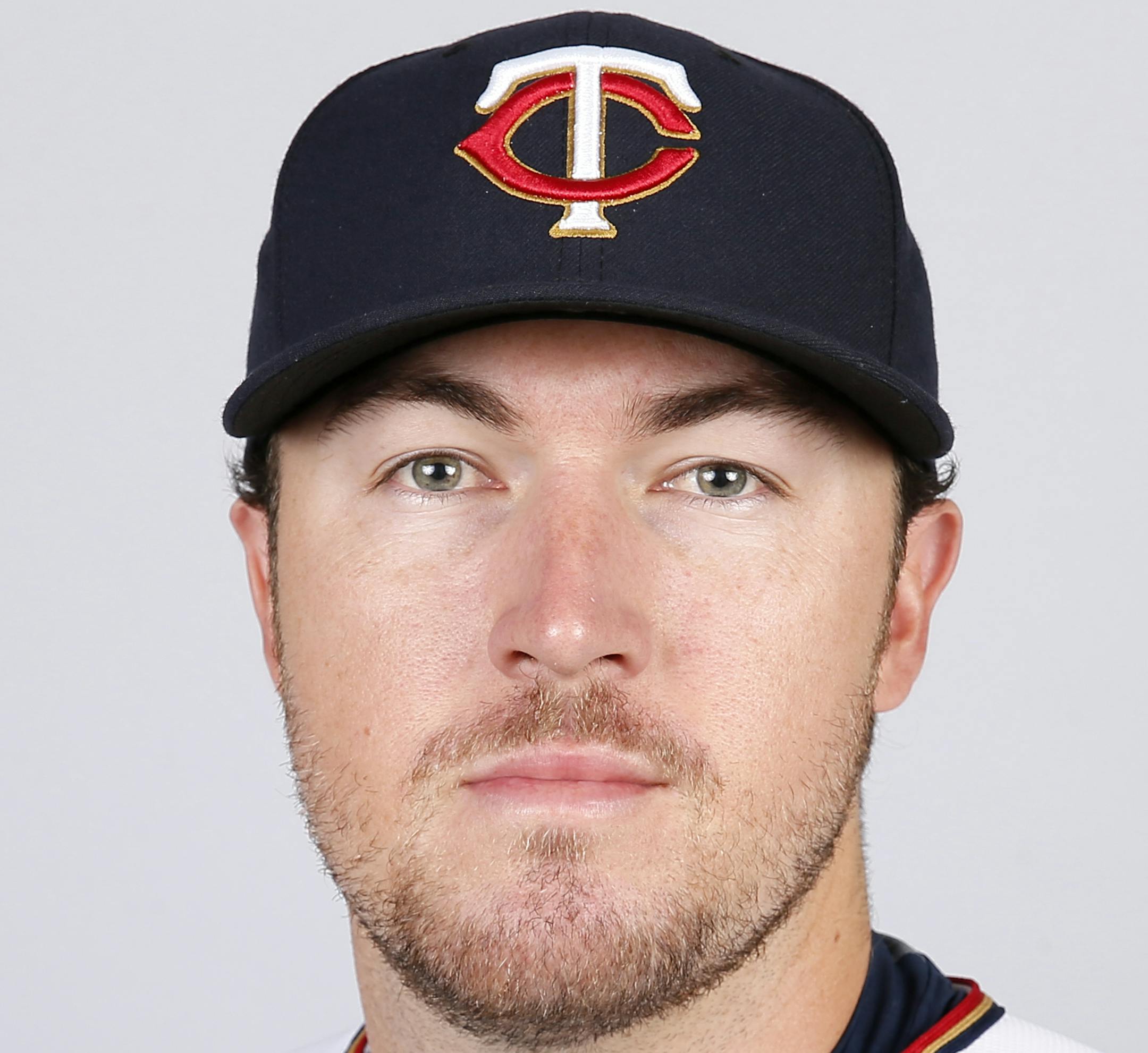 This is a 2015 photo of Phil Hughes of the Minnesota Twins baseball team. This image reflects the Twins active roster as of Tuesday March 3, 2015, when this image was taken. (AP Photo/Tony Gutierrez)