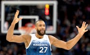 Timberwolves center Rudy Gobert was named Defensive Player of the Year for the fourth time Tuesday.