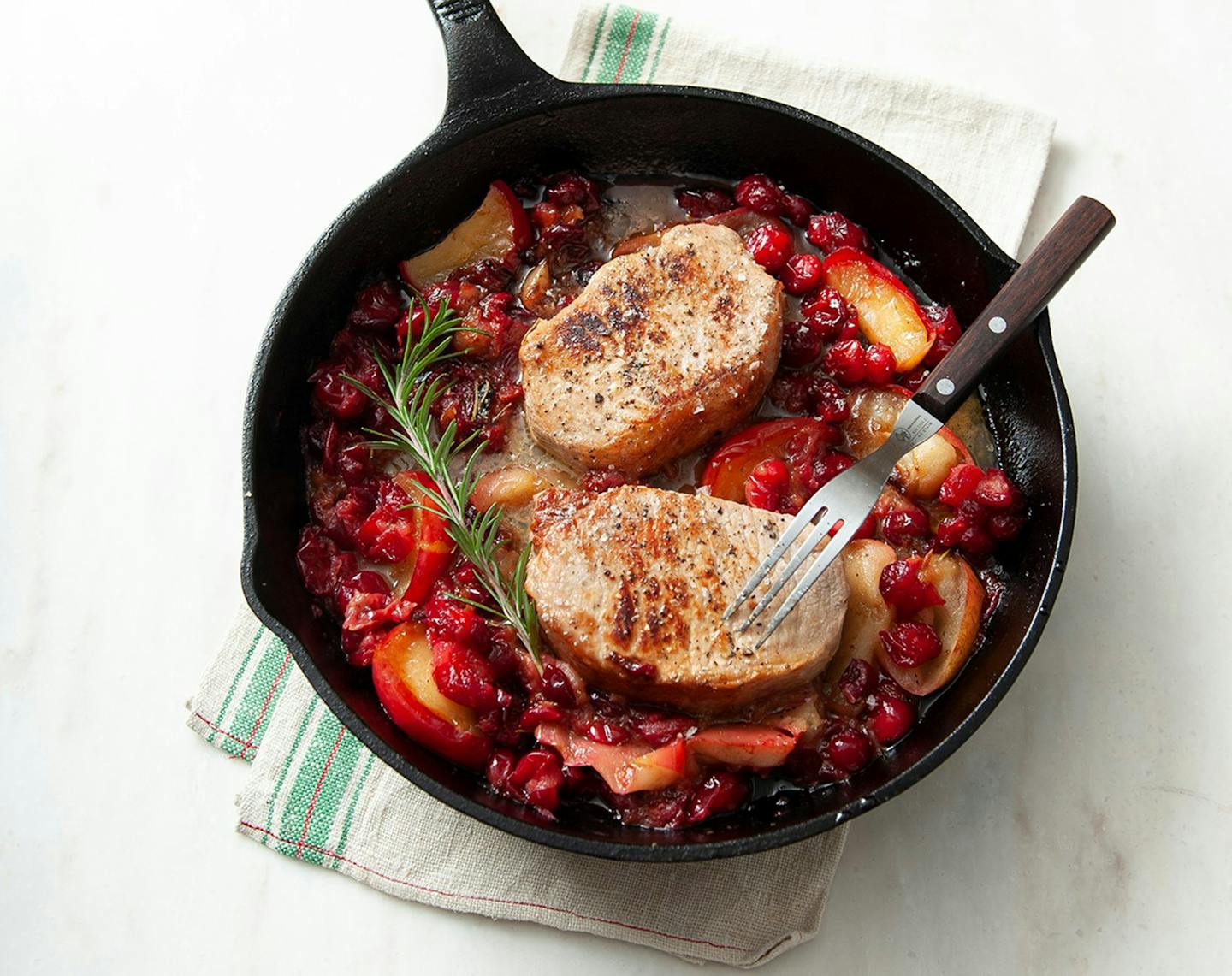 Cranberries deserve to be more than a Thanksgiving afterthought. Here, they make a tart accompaniment to pork chops. Mette Nielsen, Special to the Star Tribune