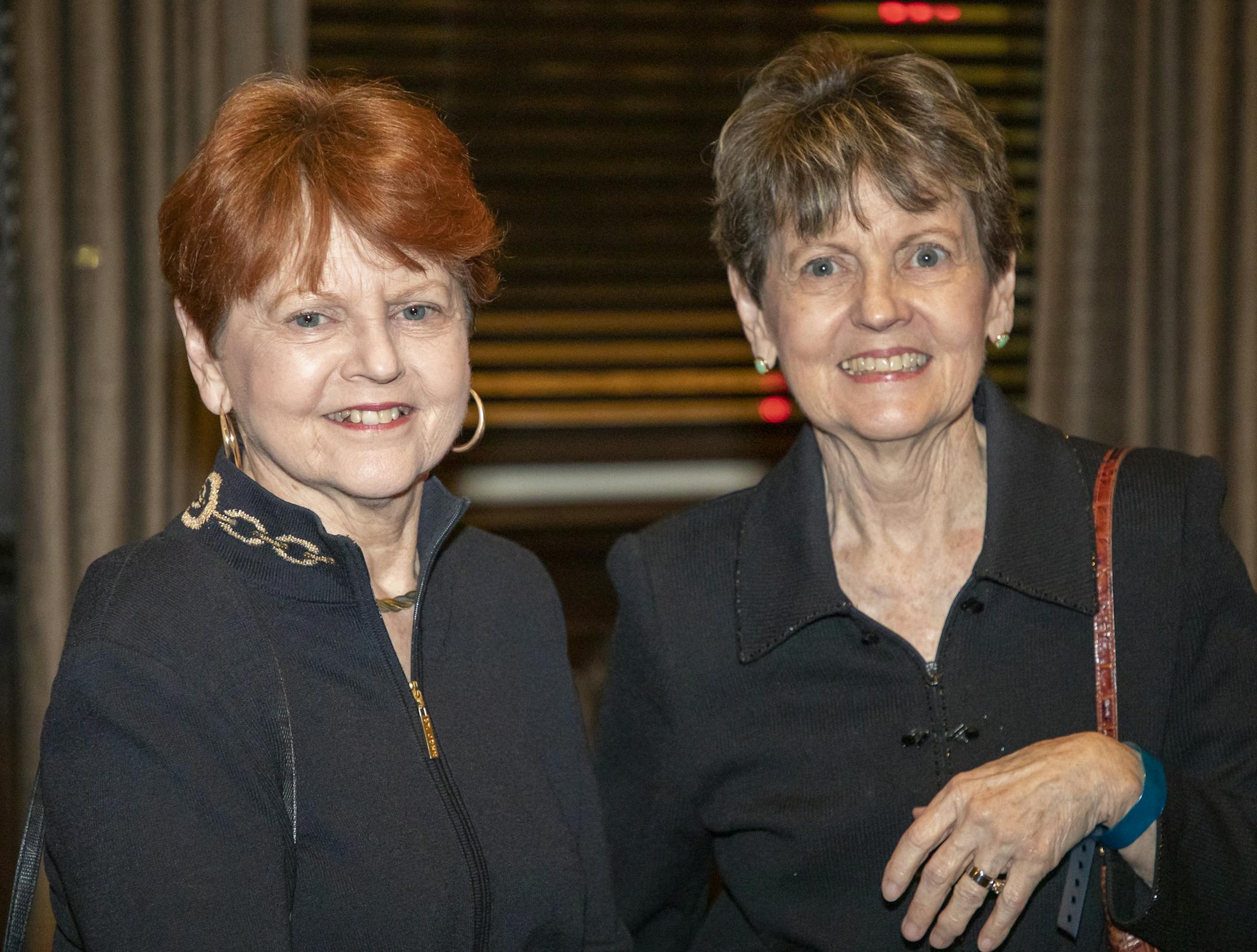 Pam Ashley and Paula Cokingtin at the 2020 Diamond Awards. [ Special to Star Tribune, photo by Matt Blewett, Matte B Photography, matt@mattebphoto.com, Diamond Awards, University of Minnesota, The Depot, Jan. 23, 2020, Minnesota, SAXO 1010220595 FACE020220