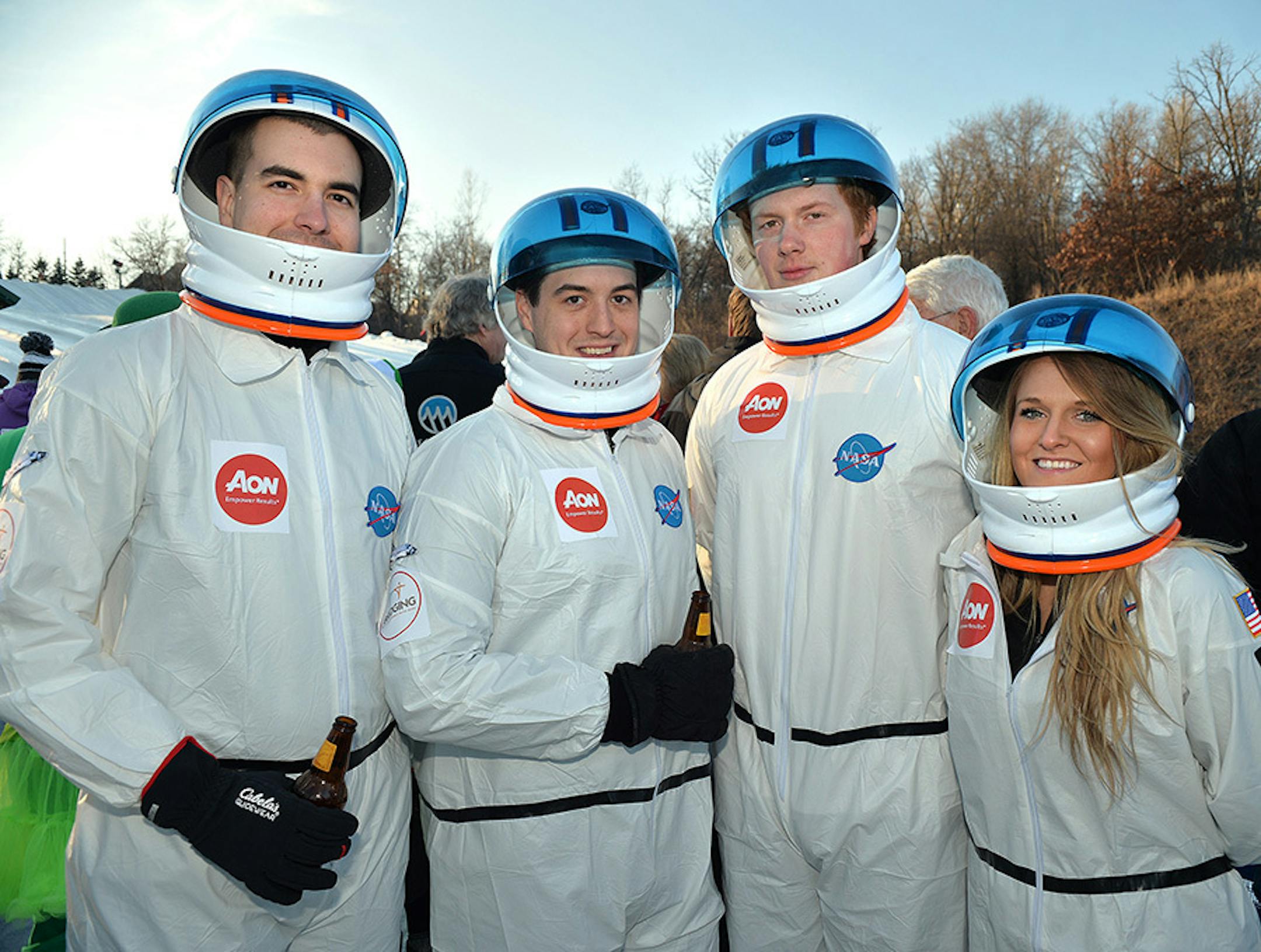From left, Ben Evers, Michael Baillargeon, Jake North and Katie Daley. ] (SPECIAL TO THE STAR TRIBUNE/BRE McGEE) **Ben Evers (left), Michael Baillargeon (center left), Jake North (center right), Katie Daley (right), Bedrace