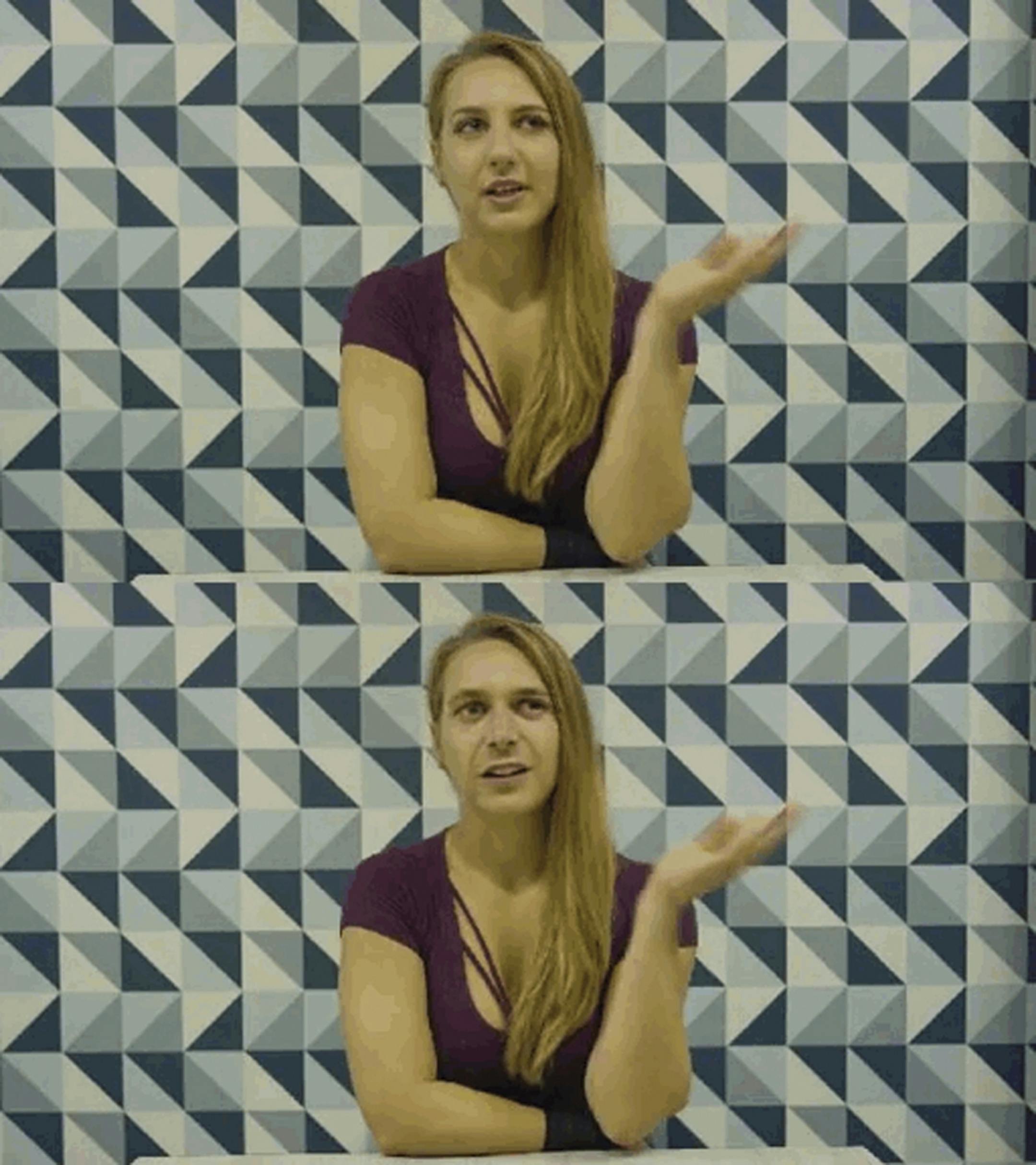 In an undated photo from Google, an actor with a deepfake altered image below. Researchers are creating tools to find A.I.-generated fake videos before they become impossible to detect. Some experts fear it is a losing battle. (Google via The New York Times) -- NO SALES; FOR EDITORIAL USE ONLY WITH NYT STORY DEEPFAKE VIDEOS DETECT BY CADE METZ FOR NOV. 24, 2019. ALL OTHER USE PROHIBITED. --