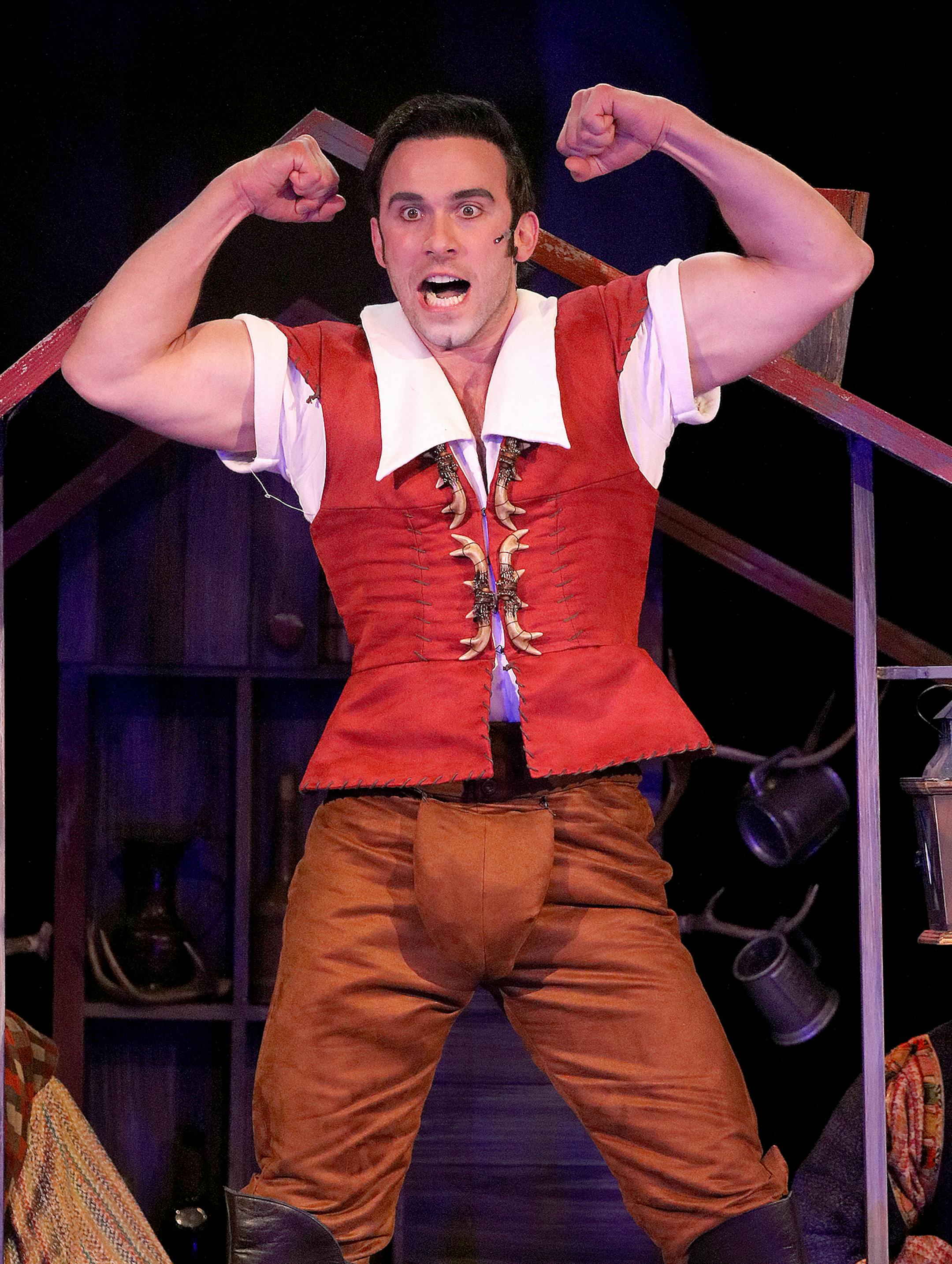 Rich Hamson, costume designer and Nanci Aeilts from the costume crafts department at the Chanhassen dinner theater props department. The take a break from the of the 'Beauty and the Beast' work, goes to the extreme. ] Chanhassen opens "Beauty and the Beast" on Friday and it's the chance for the costume department to really stretch its legs, pulling out all the stops creating great costumes to the tiniest details. [ STAR TRIBUNE PHOTOS BY TOM WALLACE ï tom.wallace@startribune.com