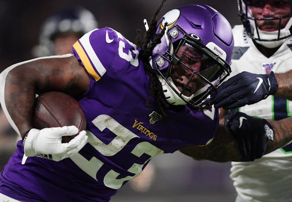 Minnesota Vikings running back Mike Boone (23) made a 45 yard run in the first half. ] ANTHONY SOUFFLE &#x2022; anthony.souffle@startribune.com The Mi