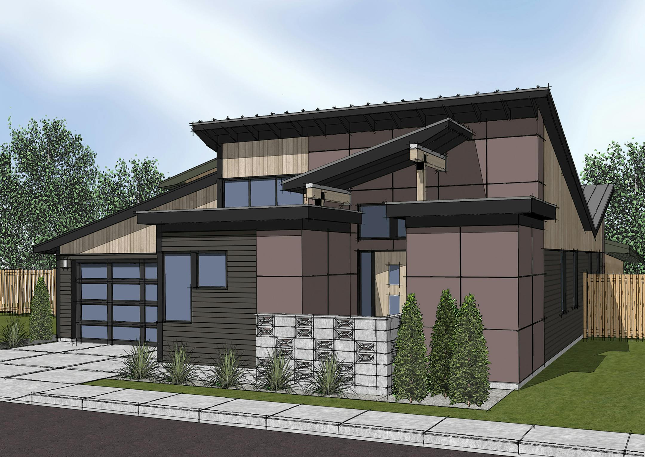 A home plan that's efficiently modern. (for 5/1/16)