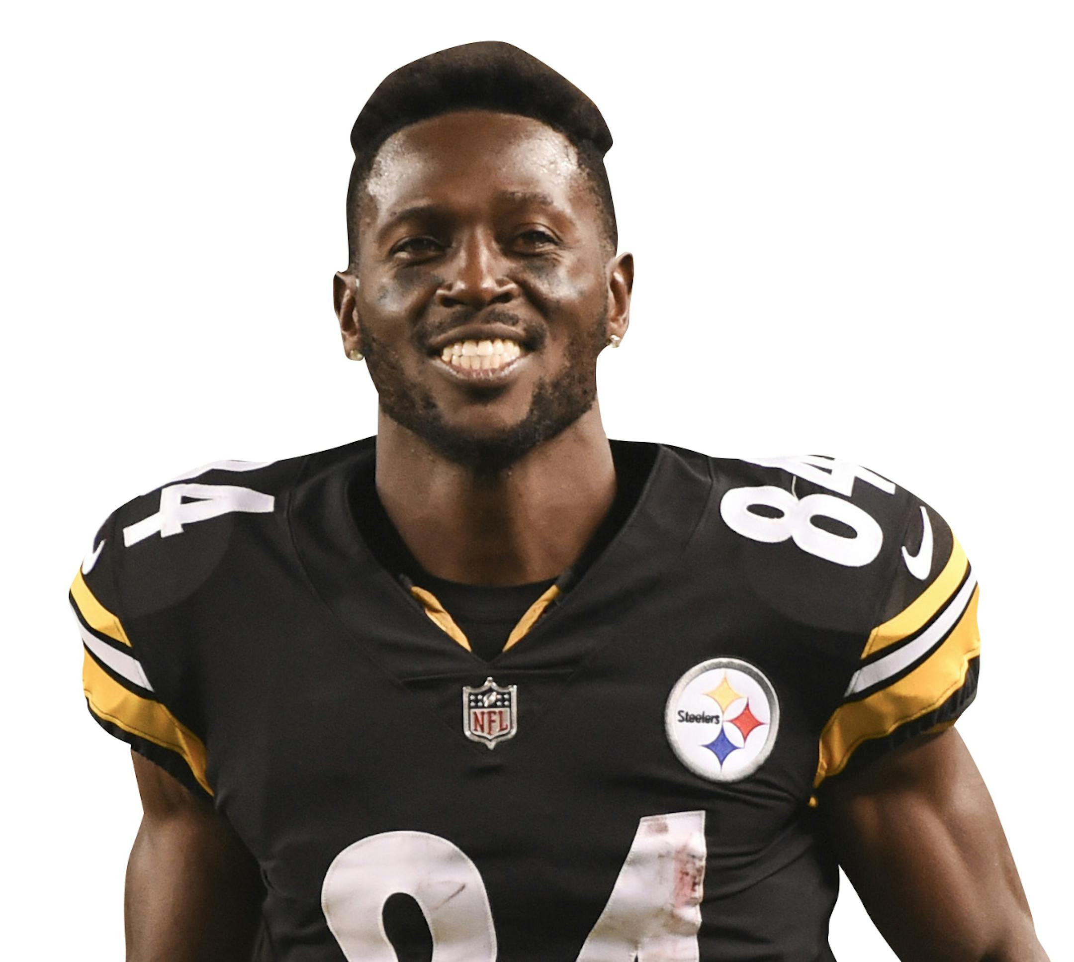 Pittsburgh Steelers wide receiver Antonio Brown (84) runs down the field in the first half an NFL preseason football game against the Indianapolis Colts, Saturday, Aug. 26, 2017, in Pittsburgh. (AP Photo/Fred Vuich) ORG XMIT: PAKS