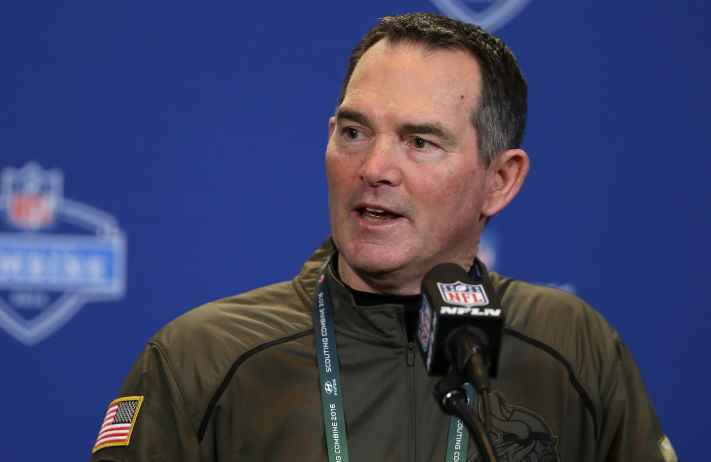 Minnesota Vikings head coach Mike Zimmer