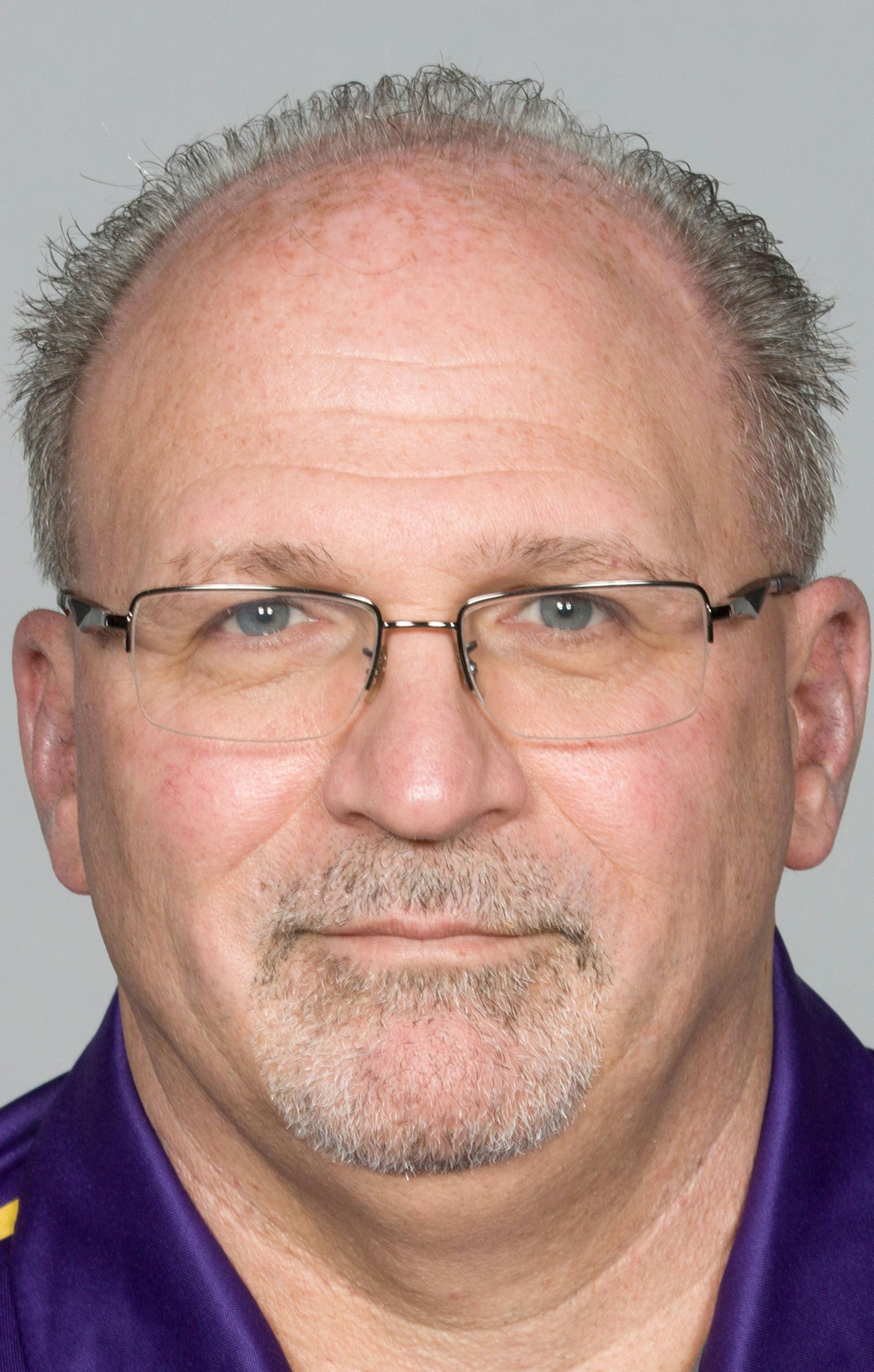 This is a 2016 photo of Tony Sparano of the Minnesota Vikings NFL football team. This image reflects the Minnesota Vikings active roster as of Thursday, May 5, 2016 when this image was taken. (AP Photo) ORG XMIT: NFLHS16