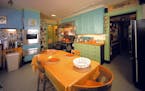 Julia Child's kitchen, from her Cambridge, Mass., home, is on display at the Smithsonian's National Museum of American History. The pegboard system in