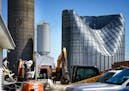The Archer Daniels Midland agriculture facility in Keystone, Iowa, was heavily damaged by the recent derecho that cut a 40-mile swath through the hear