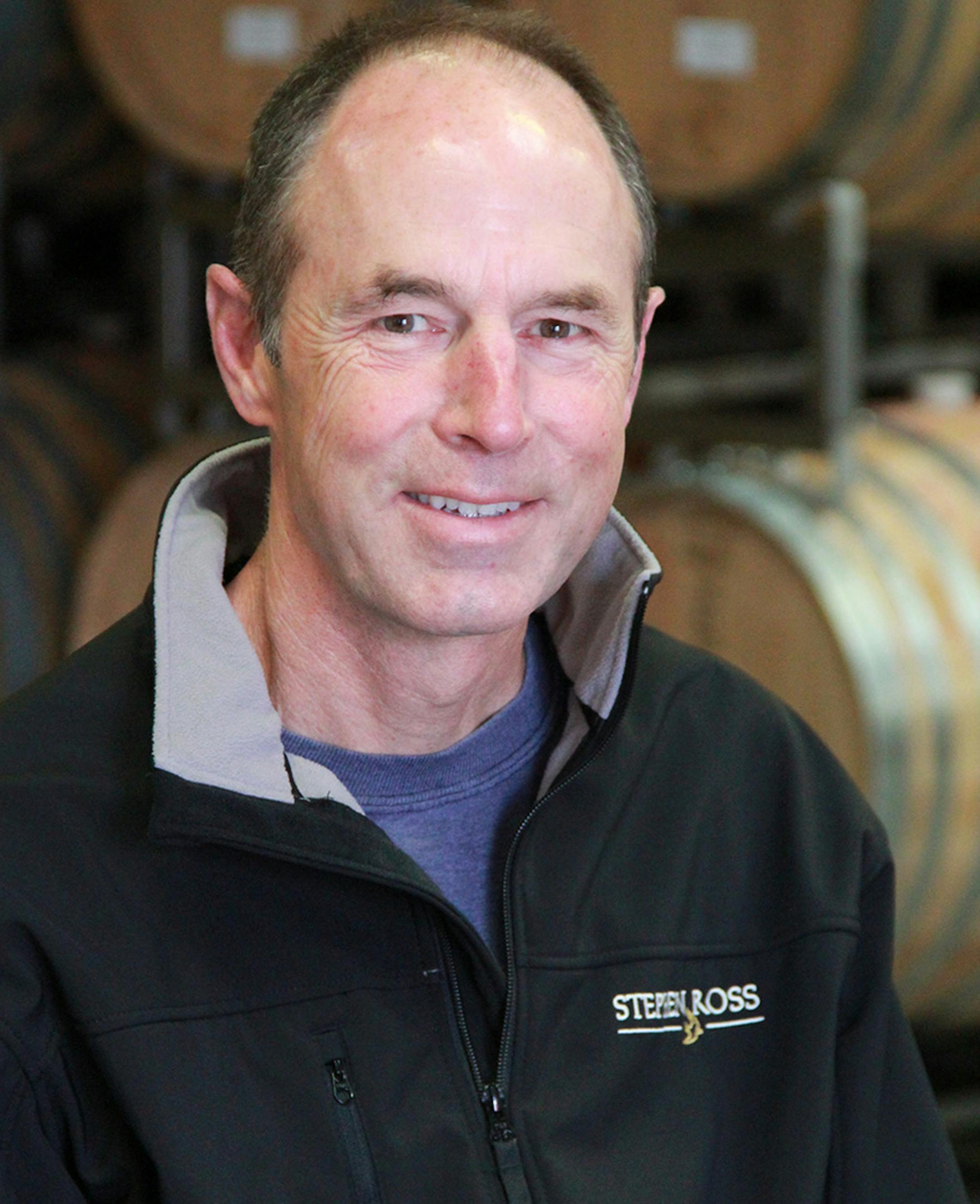 Provided photo Winemaker Stephen Ross, a Mankato native, is doing big business in California.