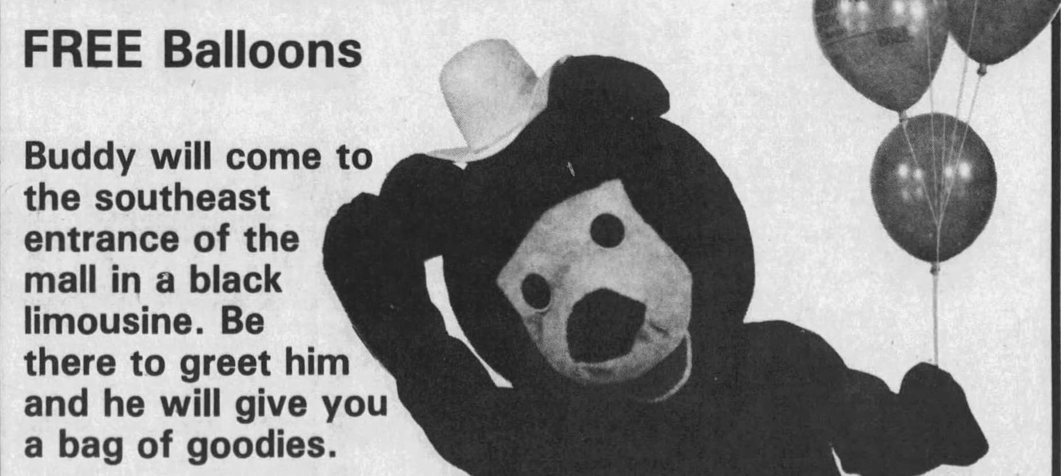 Buddy Banco was the mascot for Northwestern Bank in the 1970s.
