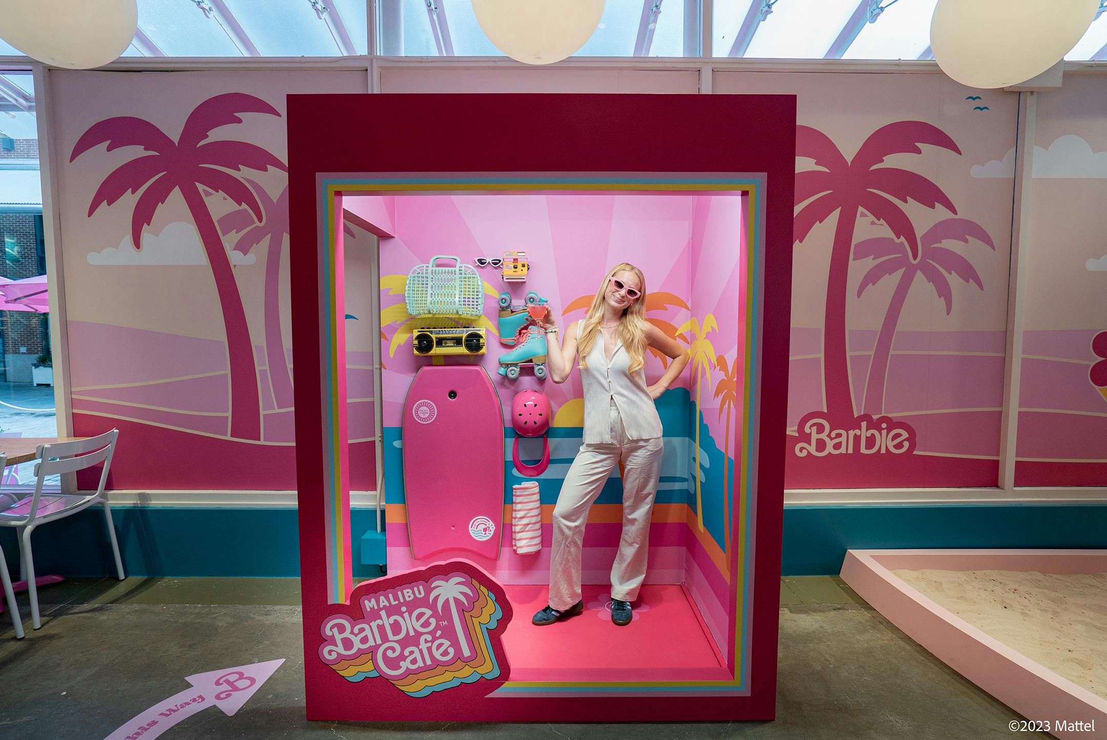 The Malibu Barbie Cafe is opening at the Mall of America this month with plenty of Barbie-themed attractions. Provided