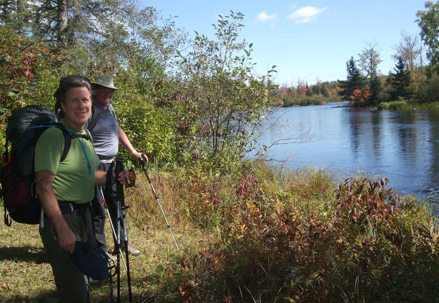 North Country Trail along St. Croix River in Wisconsin, for Outdoors Weekend.