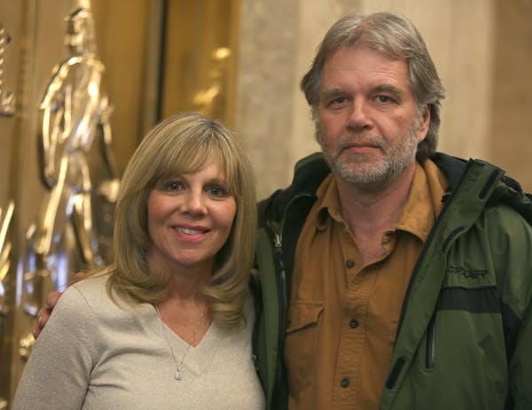 Linda and Peter Widstrand, parents of beat&#xad;ing victim Ray Widstrand. She said her son hopes to attend closing arguments.