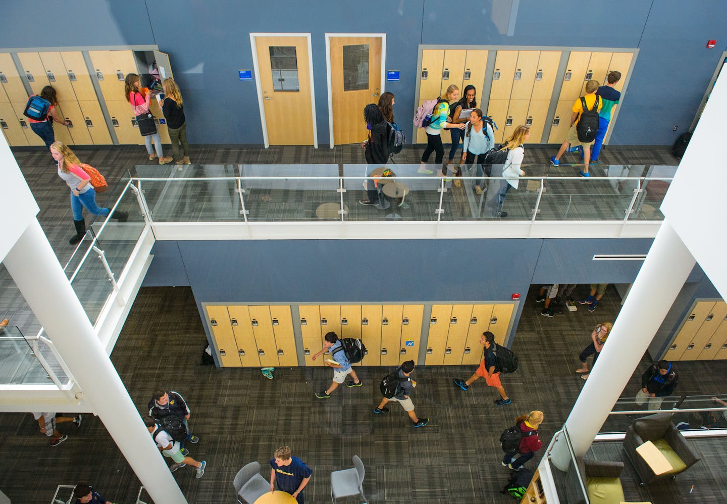 The newly constructed Breck Upper School in Golden Valley. Wednesday, October 2, 2013 ] GLEN STUBBE * gstubbe@startribune.com