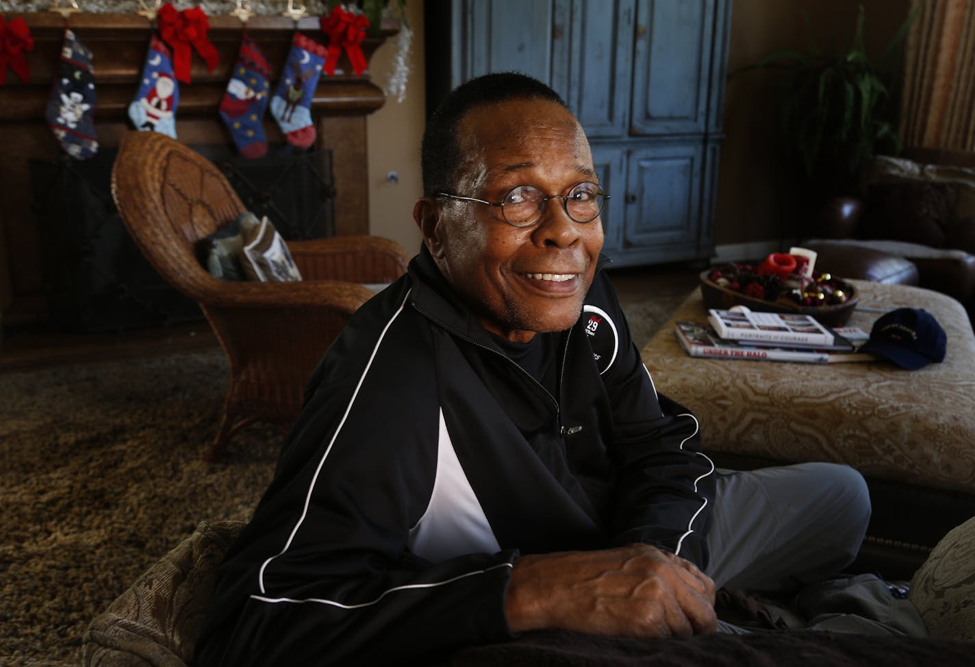 Former major leage batting champion Rod Carew at home in Coto de Caza, Calif., on April 10, 2017, is still recovering after a heart and kidney transplant last December. Carew recently found out that the donor was Konrad Reuland, a former NFL tight end who grew up in Orange County, only miles from where Carew now resides. (Mark Boster/Los Angeles Times/TNS) ORG XMIT: 1200709