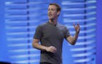 Mark Zuckerberg delivers the keynote speech at Facebook's F8 Developers Conference on April 12, 2016, in San Francisco. (Karl Mondon/Bay Area News Gro