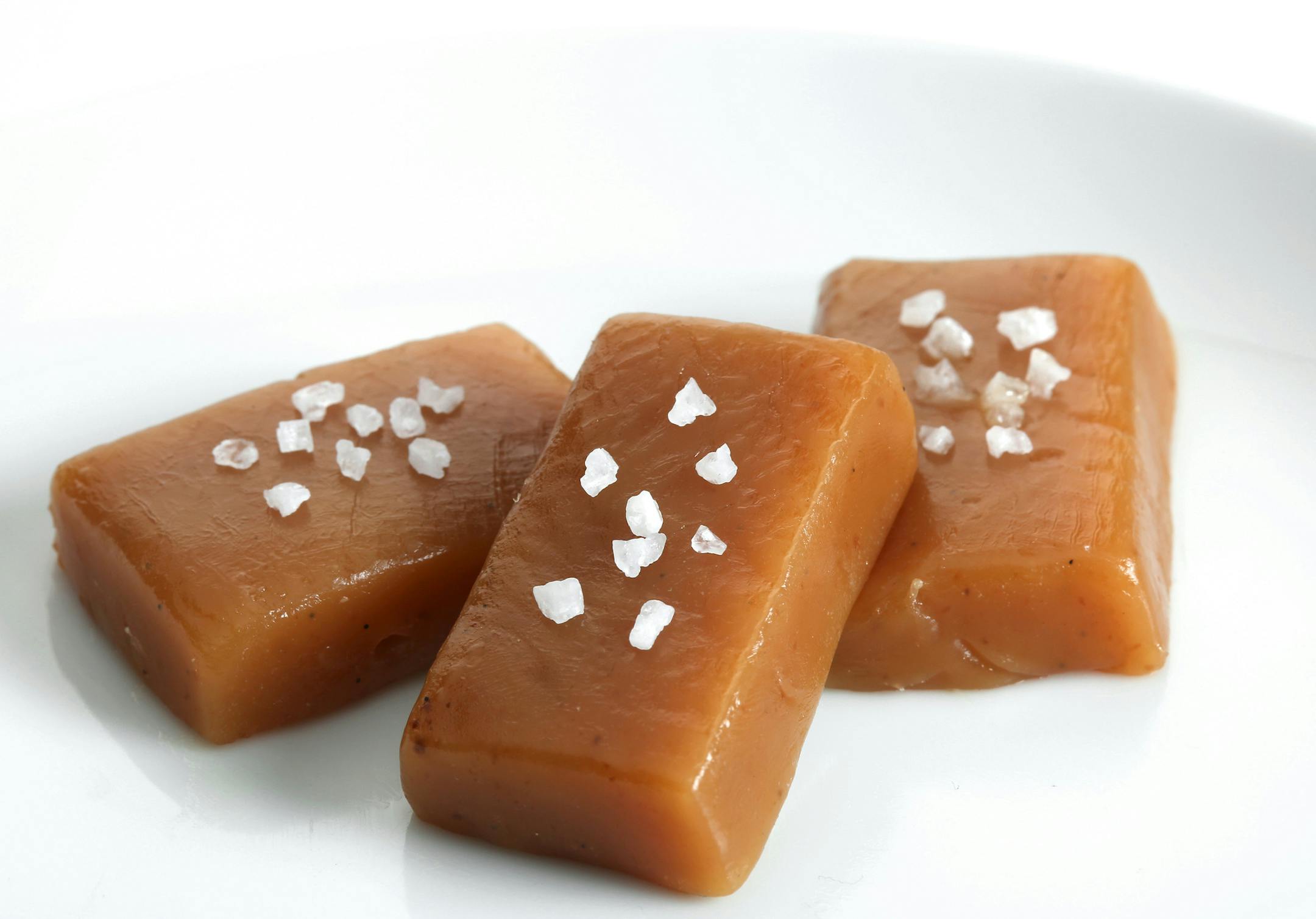 A simple soft caramel from "Chocolates and Confections, at Home with the Culinary Institute of America," is the easiest way to go. (E. Jason Wambsgans/Chicago Tribune/TNS) ORG XMIT: 1163616