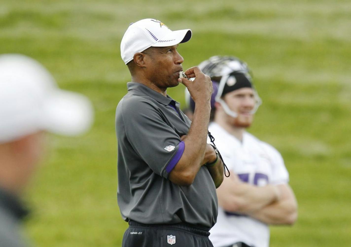 Minnesota Vikings head coach Leslie Frazier