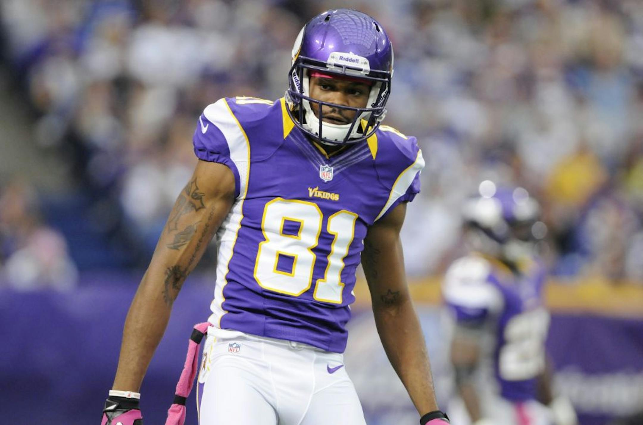 Minnesota Vikings wide receiver Jerome Simpson