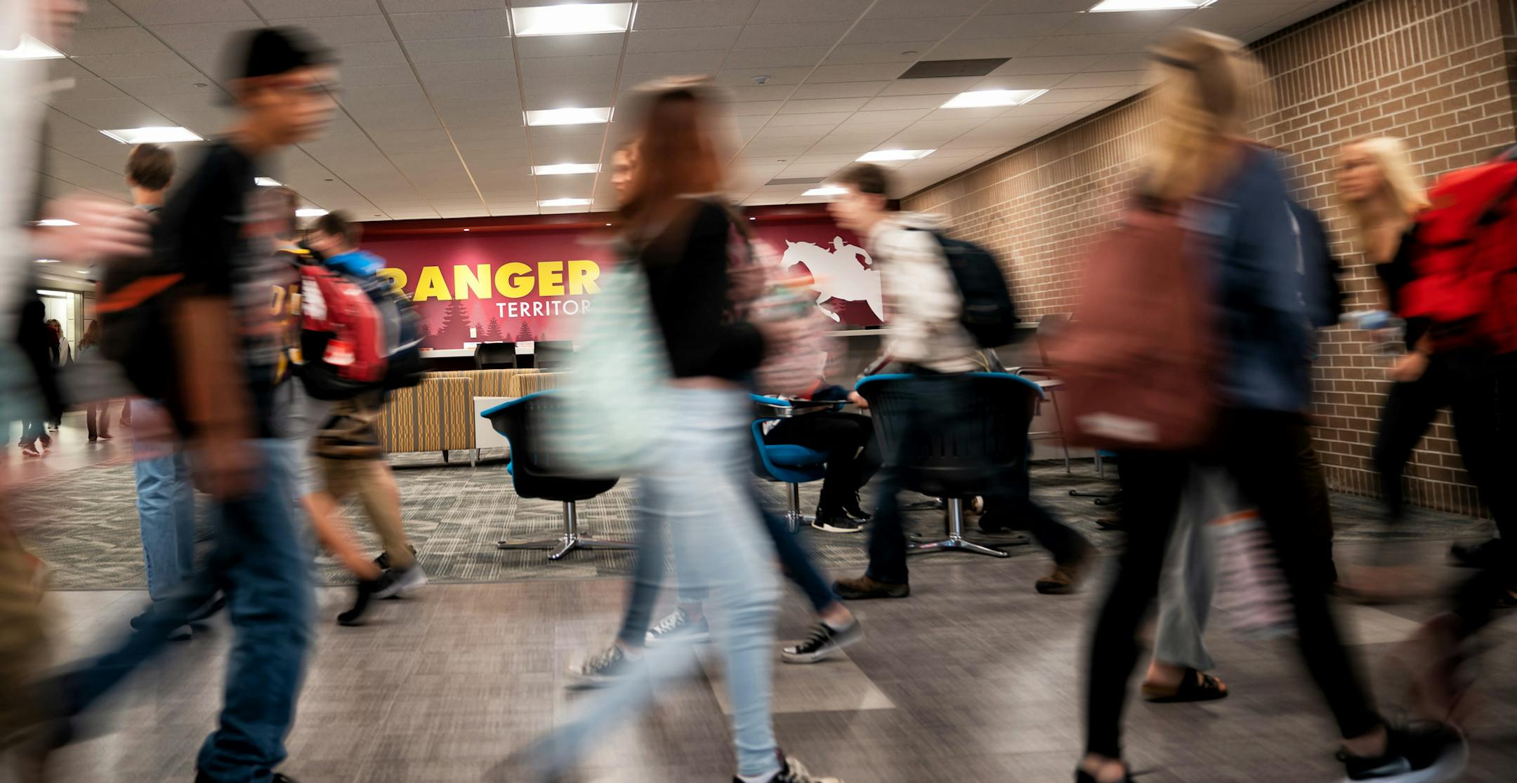 The hallways at Forest Lake Area High School are packed with students heading to their next class rooms. ] GLEN STUBBE &#x2022; glen.stubbe@startribune.com Monday, September 24, 2018 Schools around Minnesota finished out the 2017-18 school year facing some of the biggest budget deficits in recent history. Attempts by Gov. Mark Dayton to pass last-minute, emergency funding to help dominated the end of the Legislature session but went nowhere, and schools were left slashing budgets. We check in on
