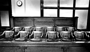 November 30, 1980 The jury box in a Martin County courtroom. Picture Magazine ORG XMIT: MIN2016020413030428