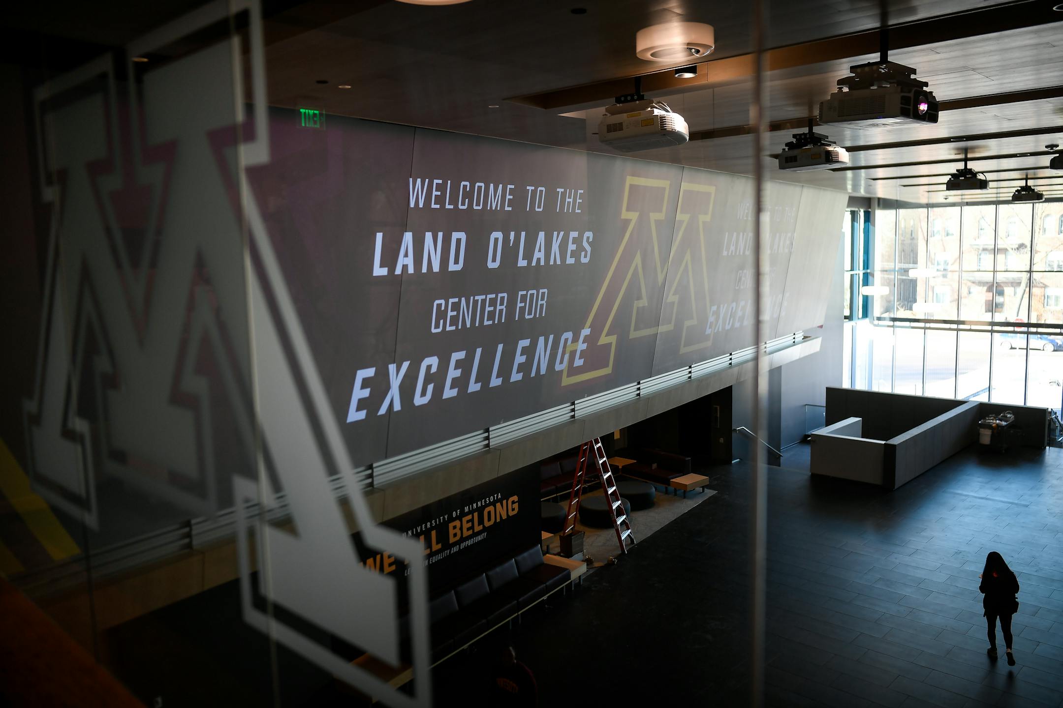 The lobby of the new Land O' Lakes Center for Excellence Tuesday morning. ] AARON LAVINSKY &#x2022; aaron.lavinsky@startribune.com University of Minnesota basketball head coach Richard Pitino spoke to the media at the new Basketball Development Center of the university's still-under construction athletes village on Tuesday, Jan. 9, 2018 in Minneapolis, Minn.
