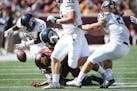 Gophers receiver Rashad Still fumbled against Kent State, and the Golden Flashes returned it for a touchdown in Minnesota's 10-7 victory on Sept. 19.