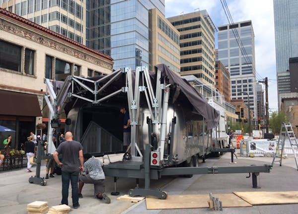 NFL Network&#x2019;s MediaCruiser was set up last week in Minneapolis for a practice run for the upcoming Super Bowl.