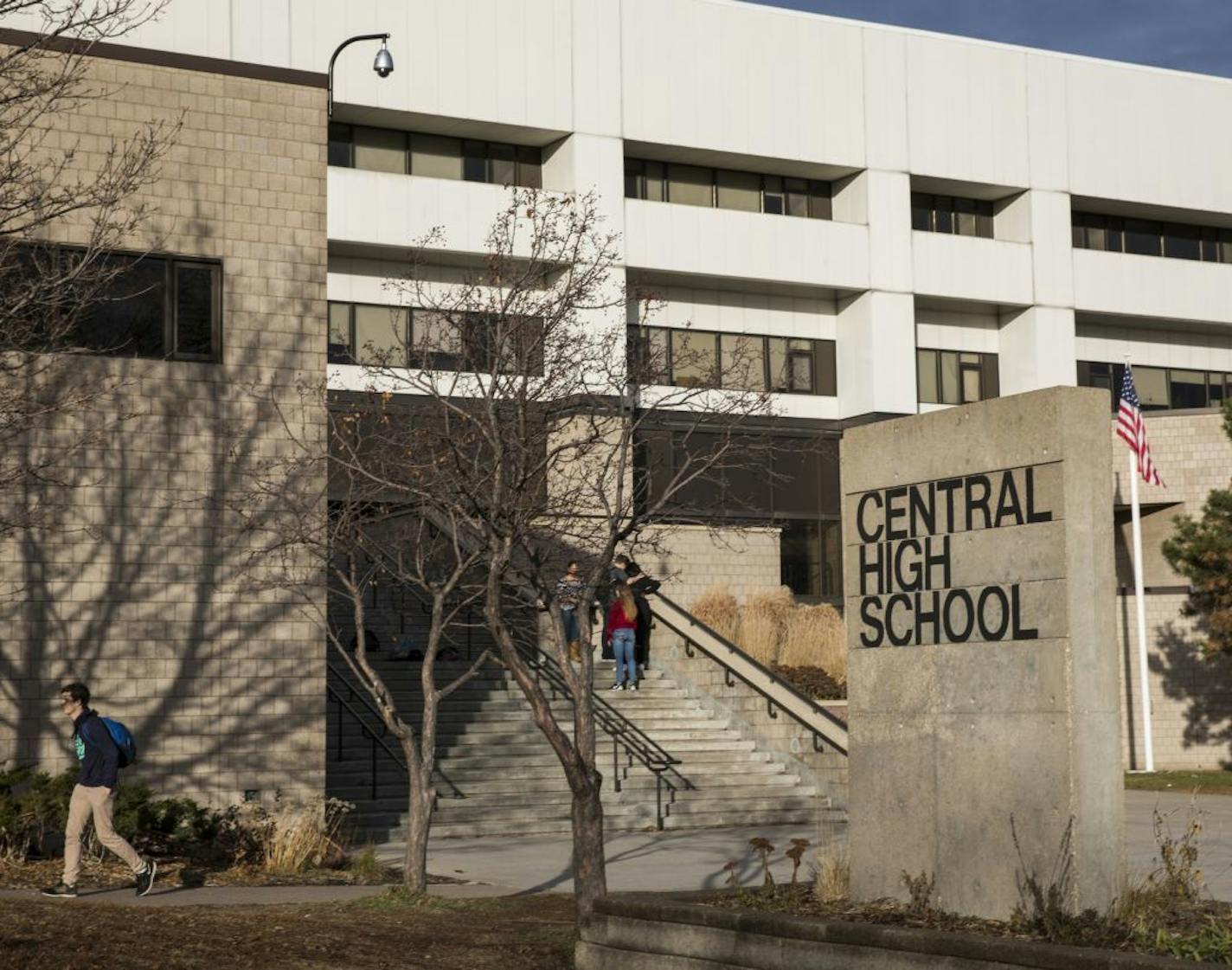 Central High School in St. Paul seen on Wednesday, December 9, 2015.