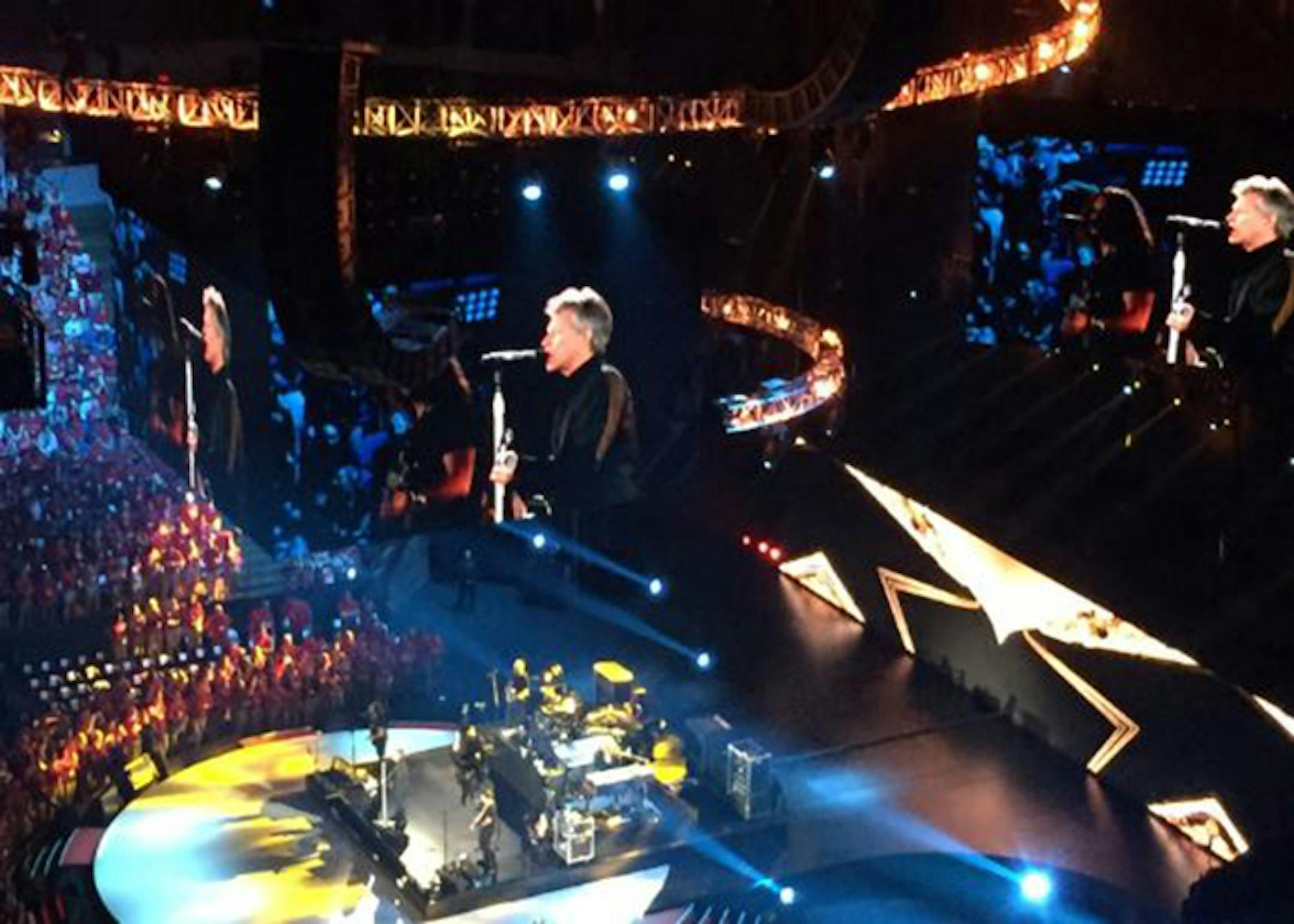 Jon Bon Jovi performed Thursday at Target Center as a part of Target's employee meeting.
