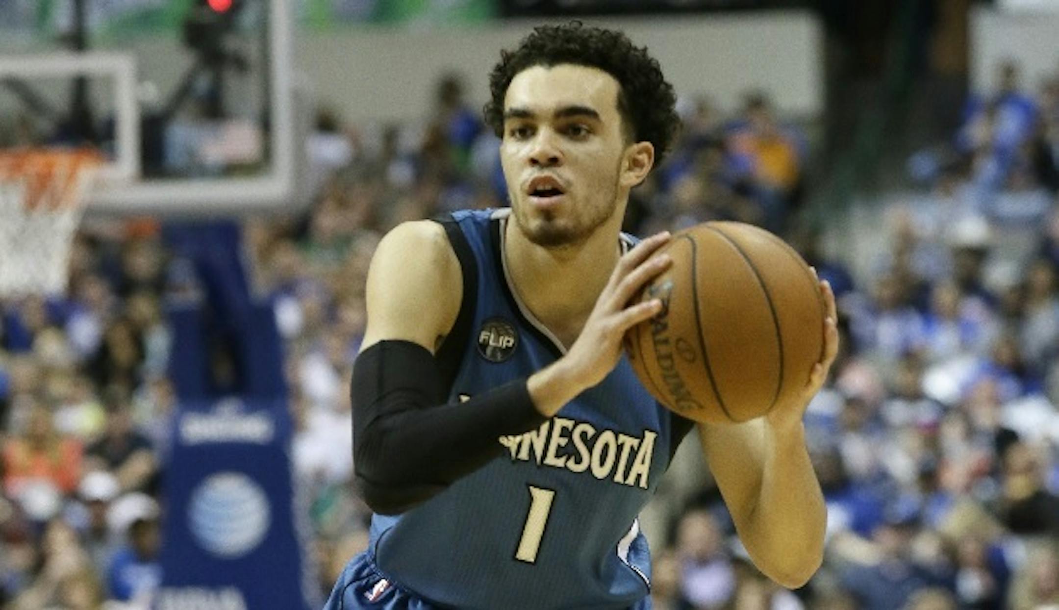 Wolves point guard Tyus Jones
