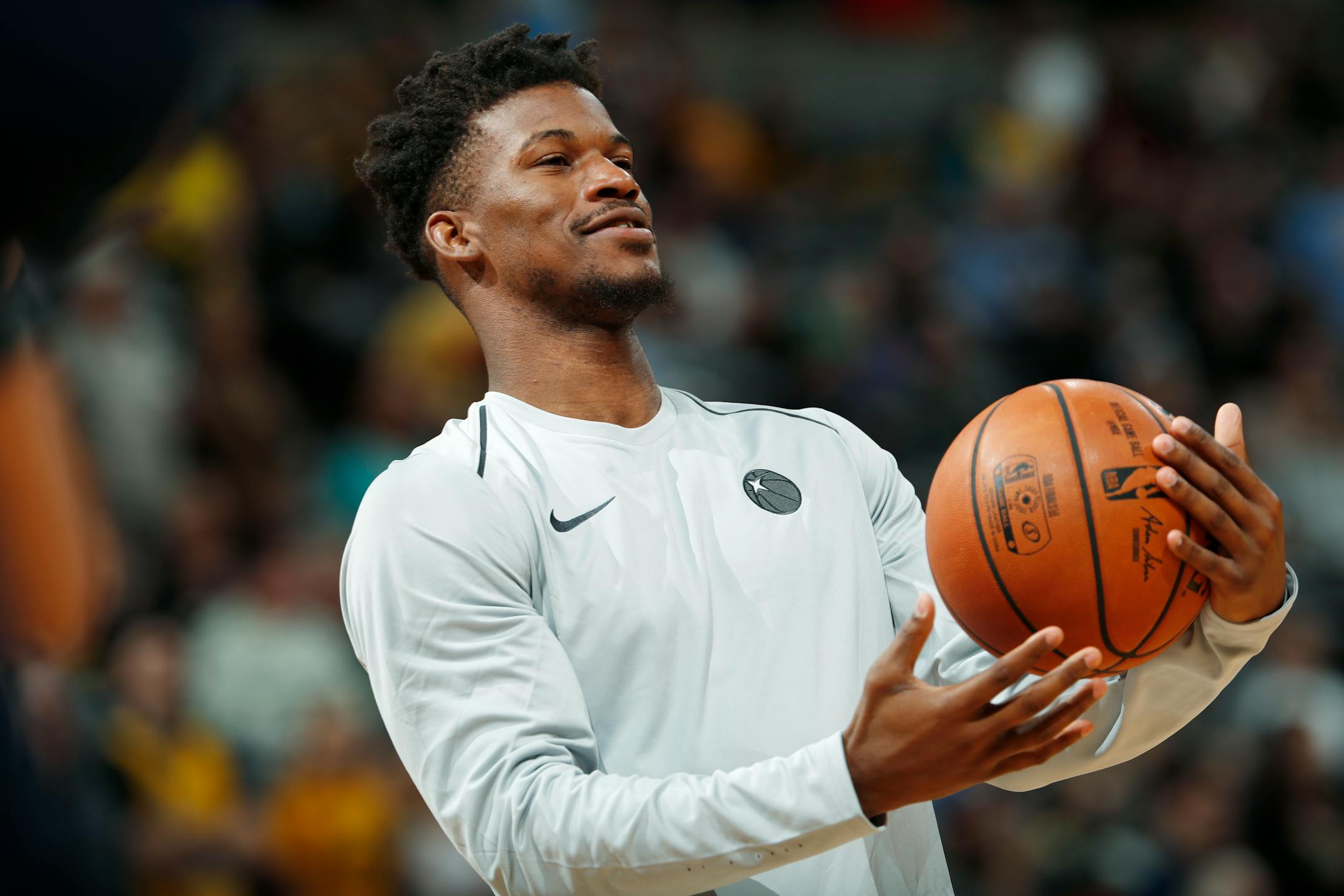 Timberwolves star Jimmy Butler returned Friday night with a bang. He scored 18 points and snagged four steals in 22½ minutes. It was his first game action since injuring his knee in February.