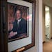 A photo of Robert B. Beale, founder of Comtrol Corportation hangs in the company lobby.