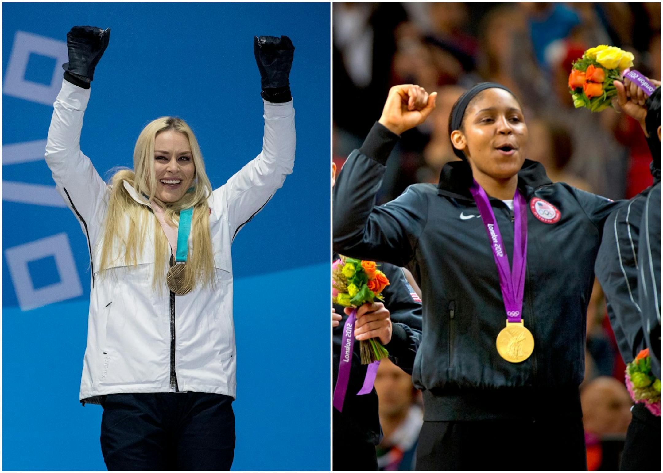 Lindsey Vonn and Maya Moore have both left their mark locally and on an international stage in their sports.